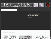 Tablet Screenshot of jaybakerart.com
